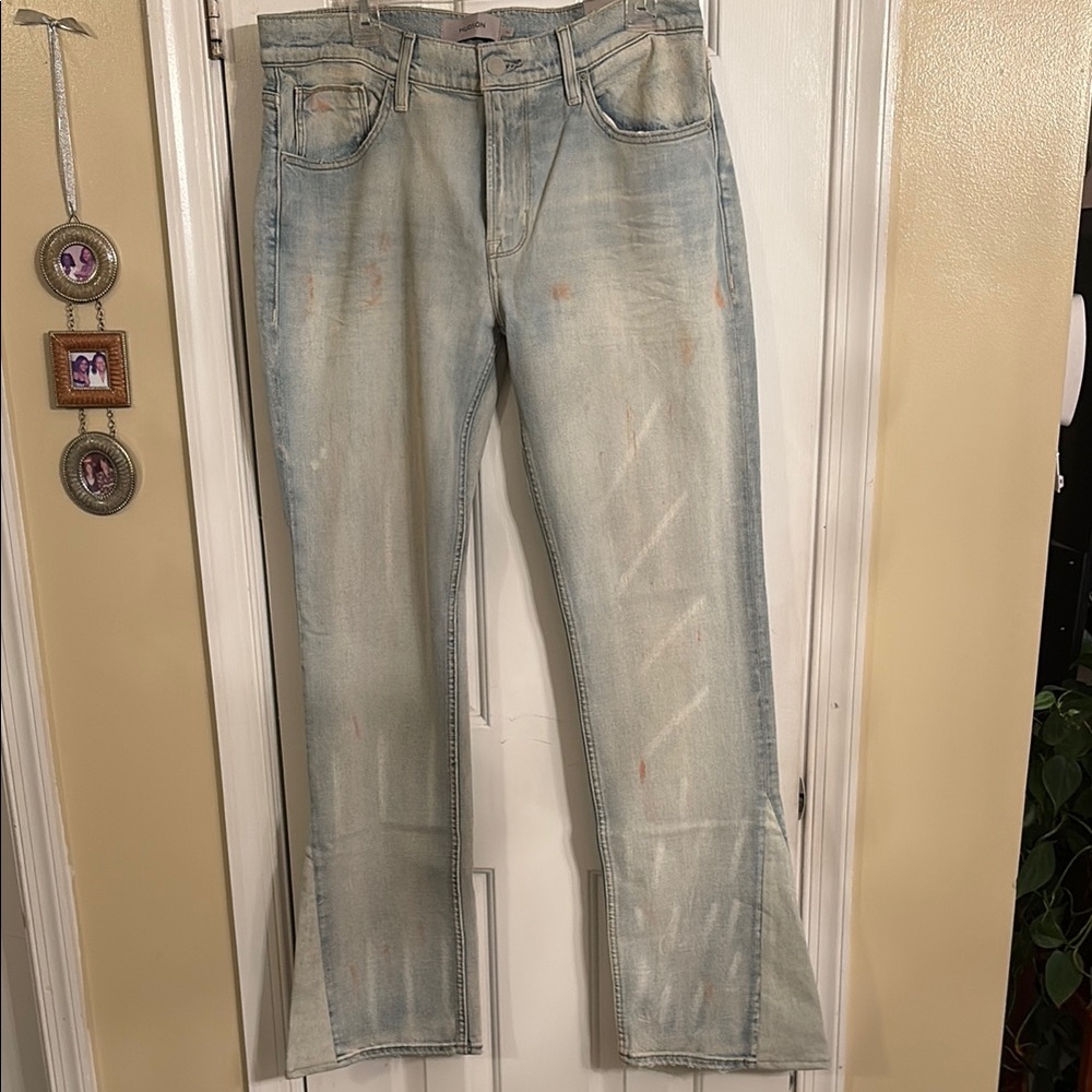 Hudson Jeans Light Blue Flare & Wide Leg